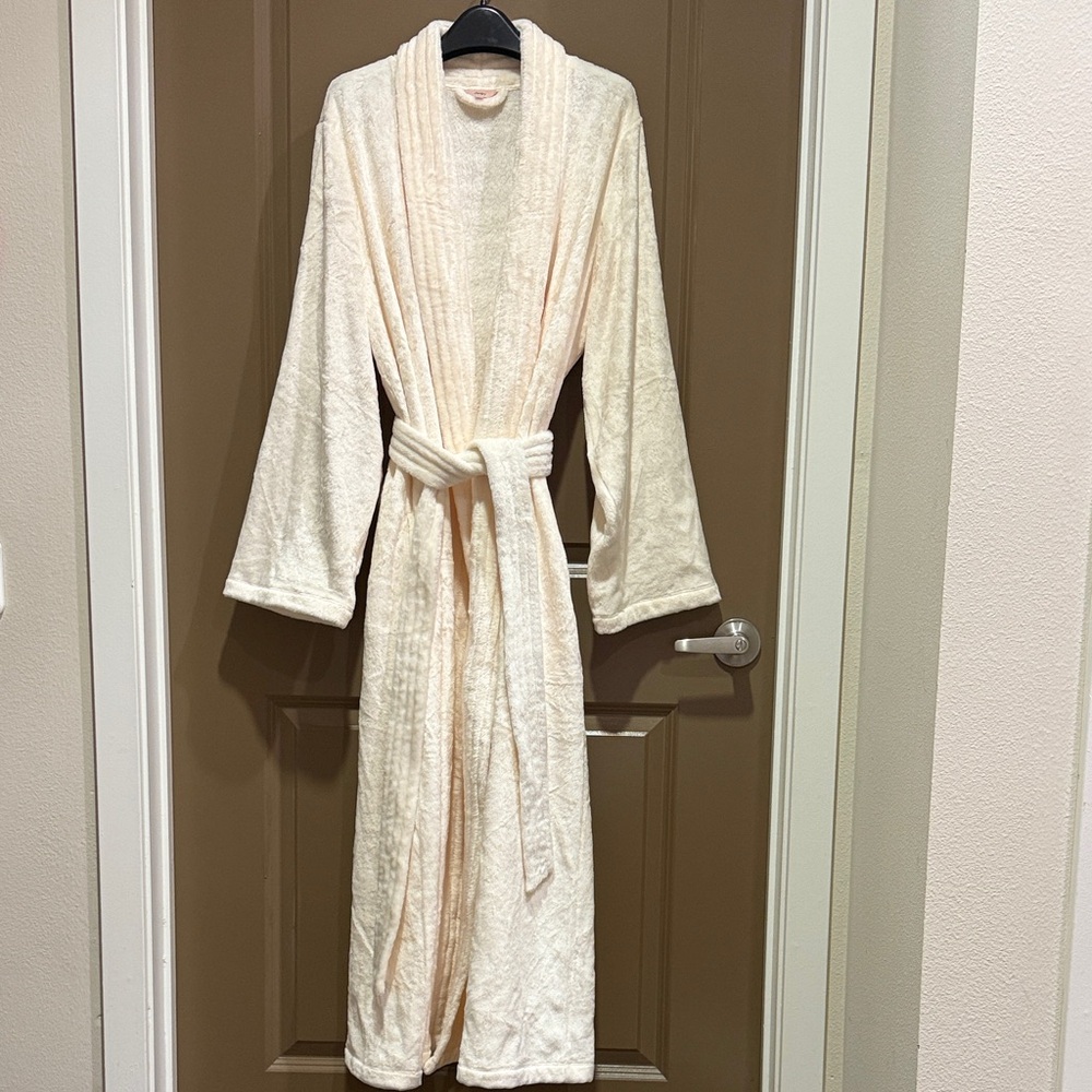 eberjey Cozy Cream Bathrobe